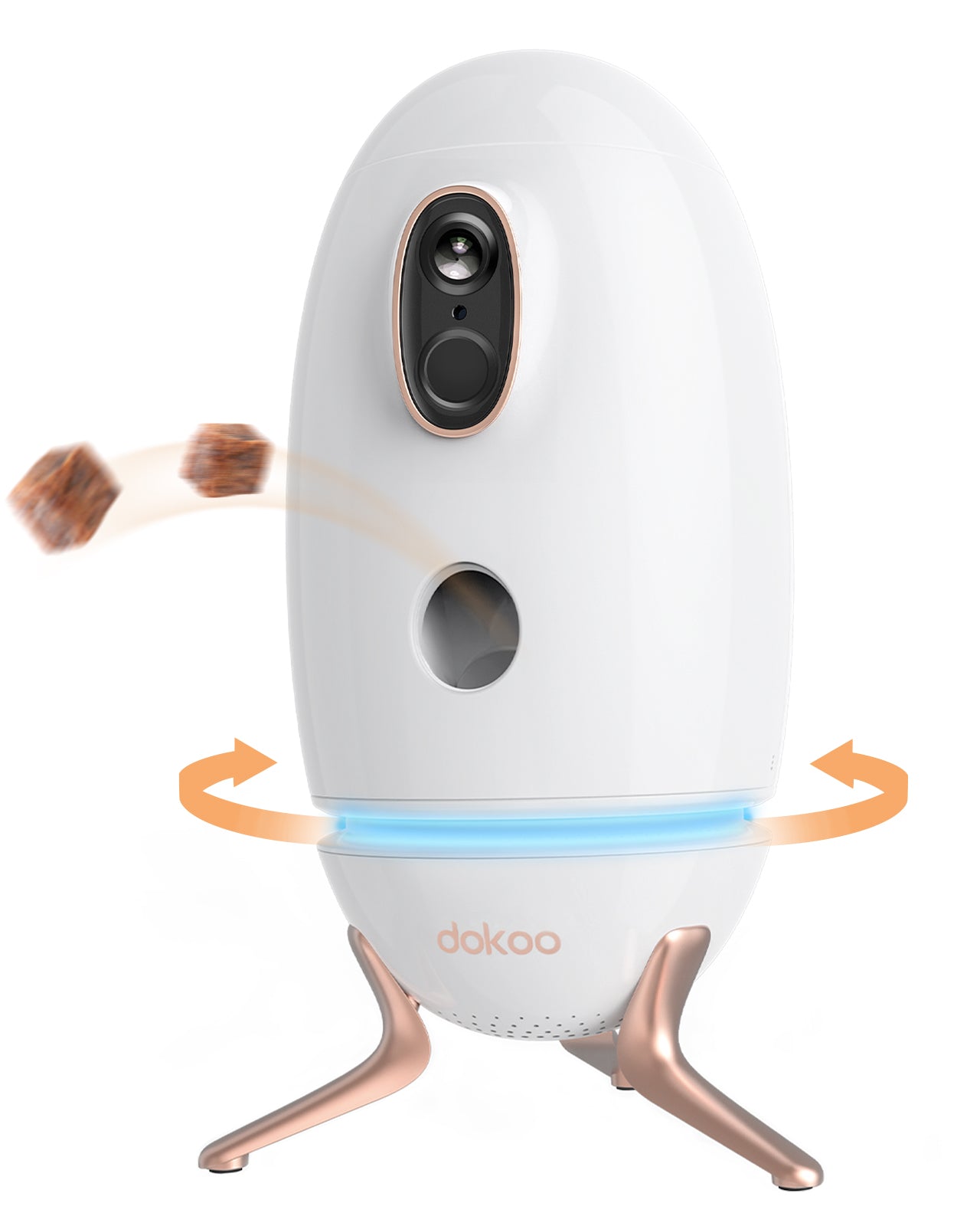 Dokoo Dog Camera Treat Dispenser: Treat-tossing Pet Camera