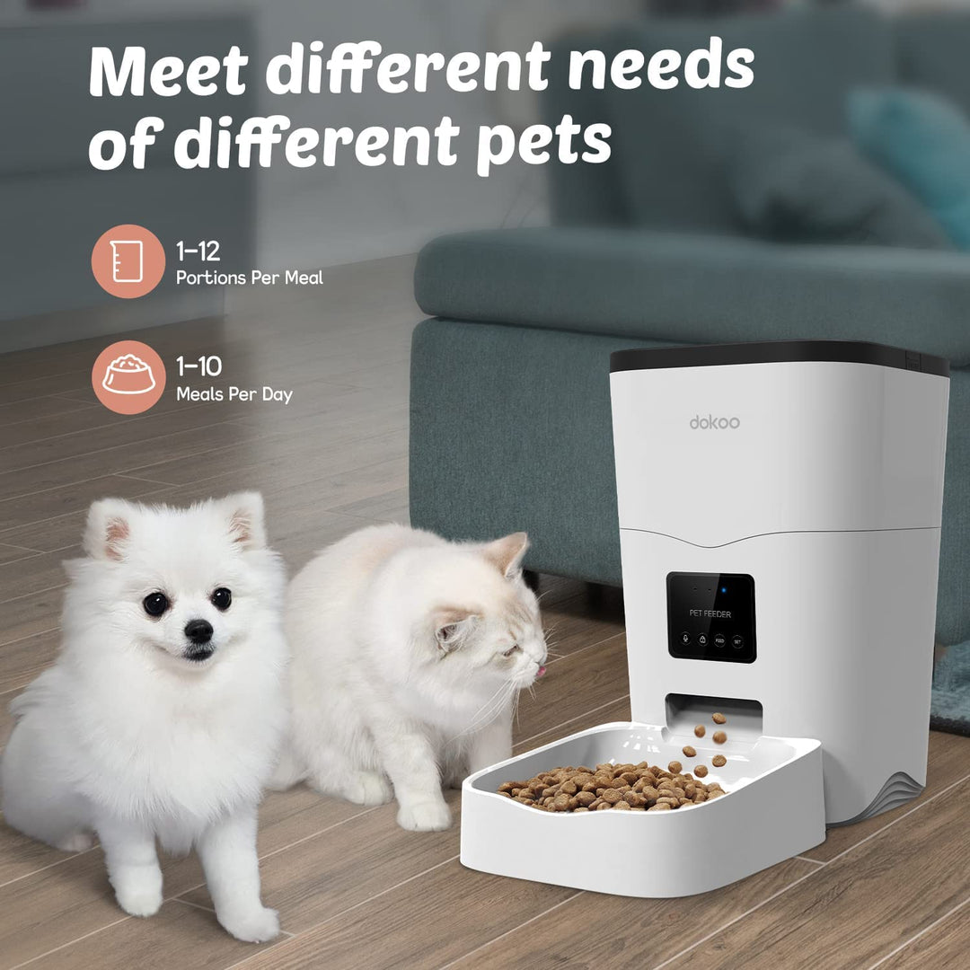 Dokoo Wifi Automatic Pet Feeder for Dog/ Cat 10 Meals Per Day